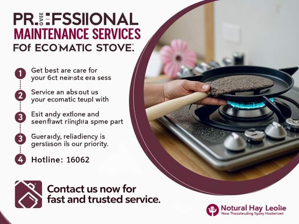 صيانة بوتاجاز ايكوماتك في الشيخ زايد