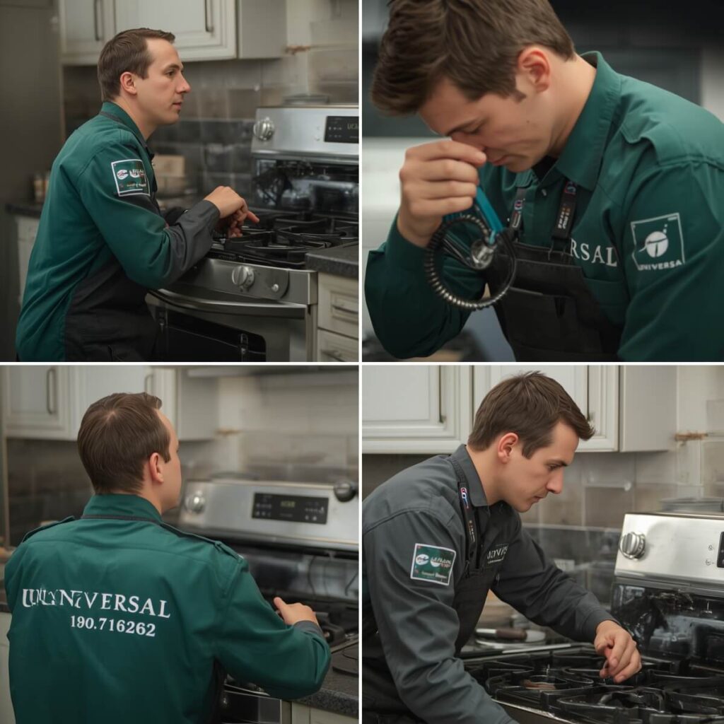 صيانة فرن بوتاجاز يونيفرسال في حدائق اكتوبر