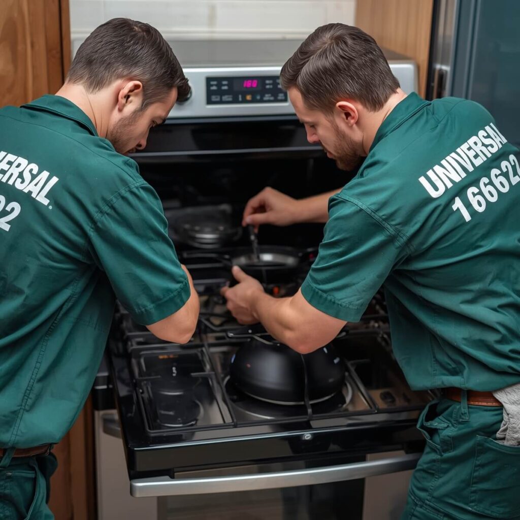 صيانة فرن بوتاجاز يونيفرسال في حدائق الاهرام