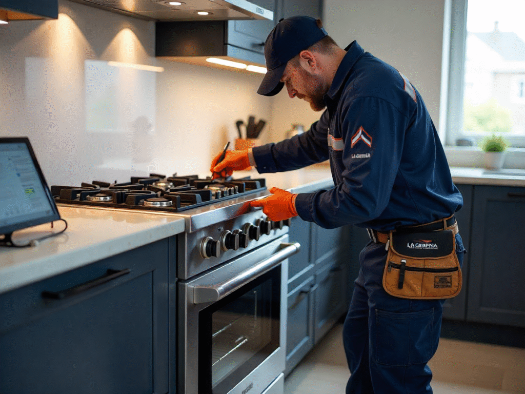 صيانة بوتاجاز لاجيرمانيا 5 شعلة اكتوير